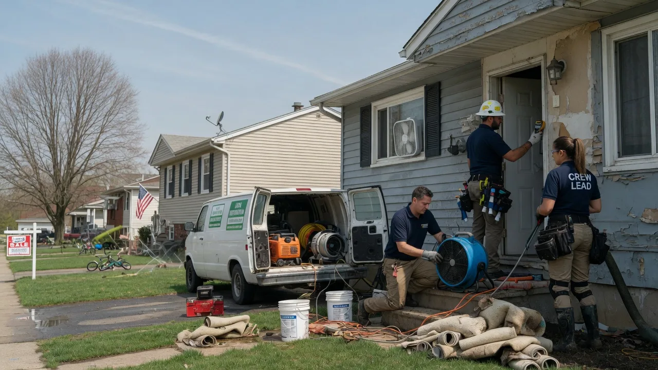 Flood Cleanup in Crawfordsville, IA near me