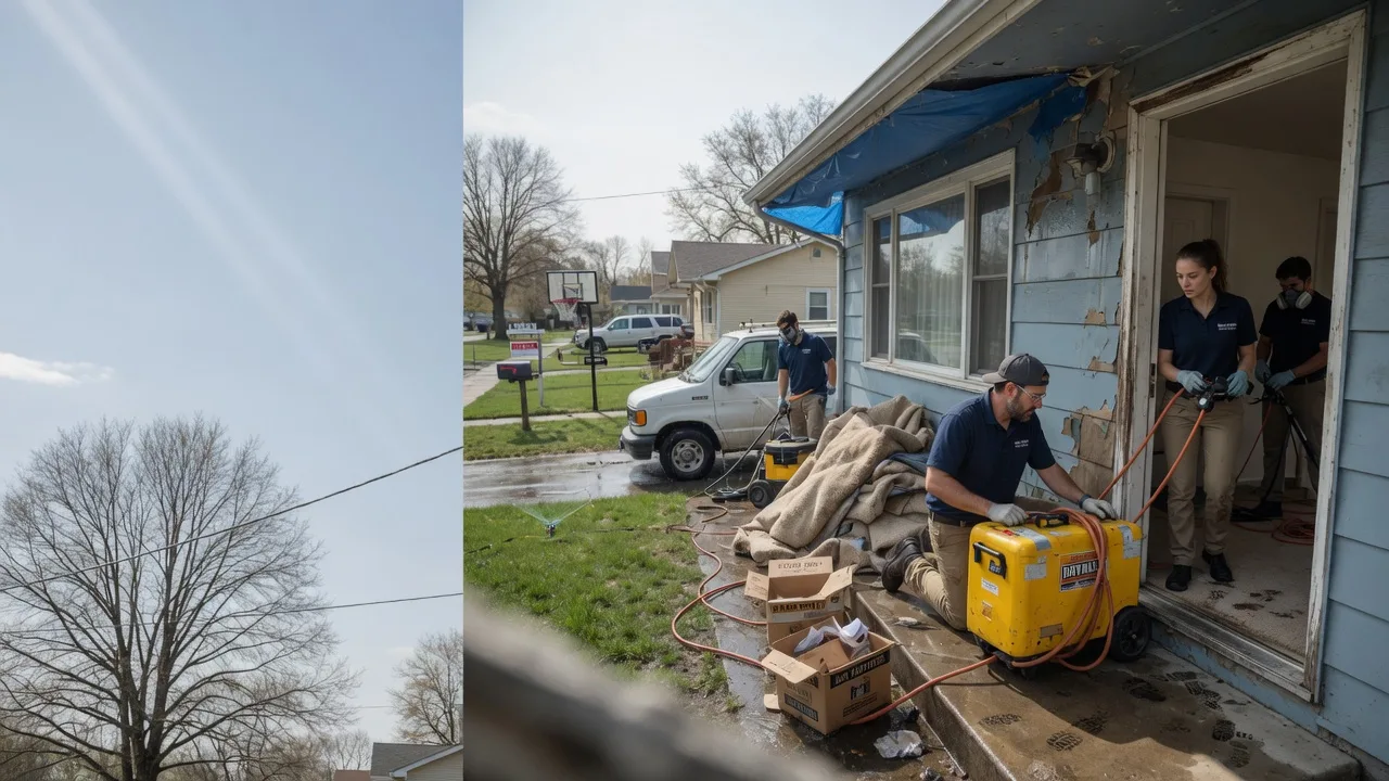 Basement Flood Cleanup in Crawfordsville, IA near me